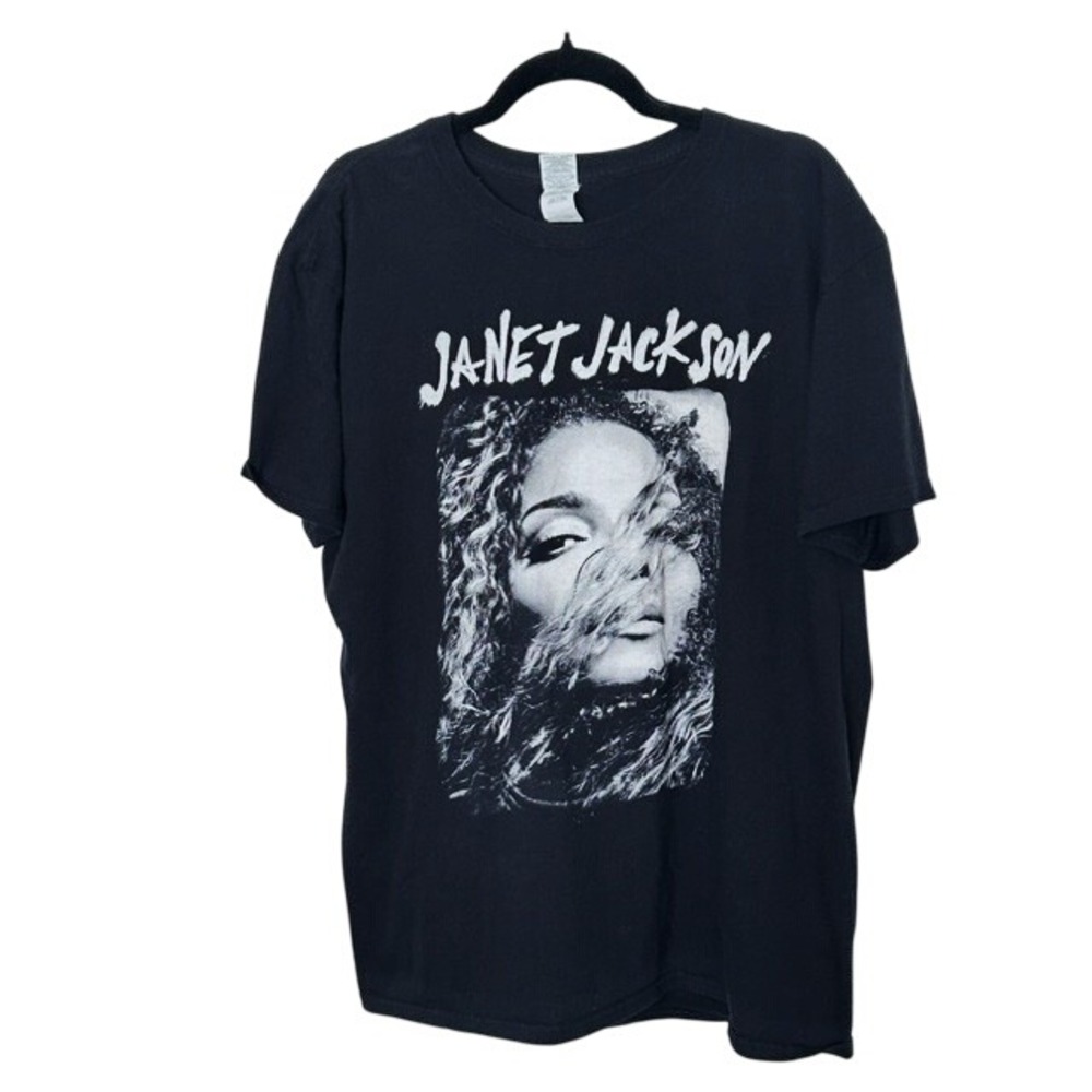 JACKSON Black Graphic Tee - Women’s Band T-Shirt